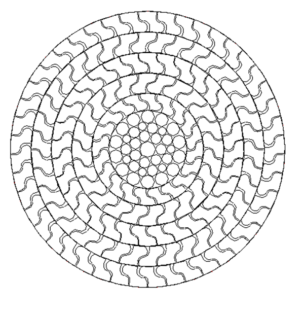 5‑layer Z‑profile locked‑coil wire rope